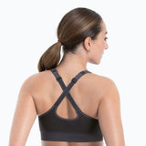 Anita Easy Move Zip Sports Bra in Candy Pink & Carbon Grey - Lily Pad Lingerie