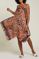 Tribal Swim Handkercheif Dress in Amber