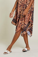 Tribal Swim Handkercheif Dress in Amber