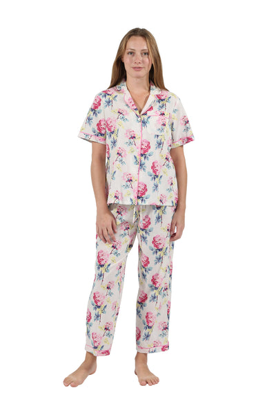 La Cera Lilian's S/S Pajamas - Multi Floral