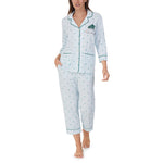 BedHead Holiday Trees - 3/4 Sleeve Classic Crop PJ Set