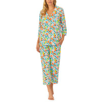 BedHead - Perfect Pears 3/4 Sleeve Classic Cropped PJ Set