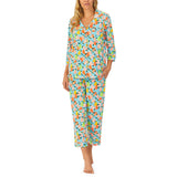 BedHead - Perfect Pears 3/4 Sleeve Classic Cropped PJ Set