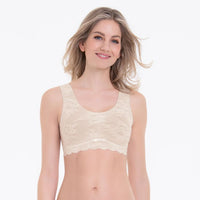 Anita Essentials Lace Bralette - Crystal Nude & Anthracite