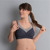 Anita PanAlp Wool Sports Bra in Anthracite