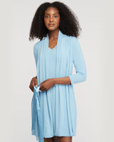 Fleur't Iconic Robe in Skylight Blue