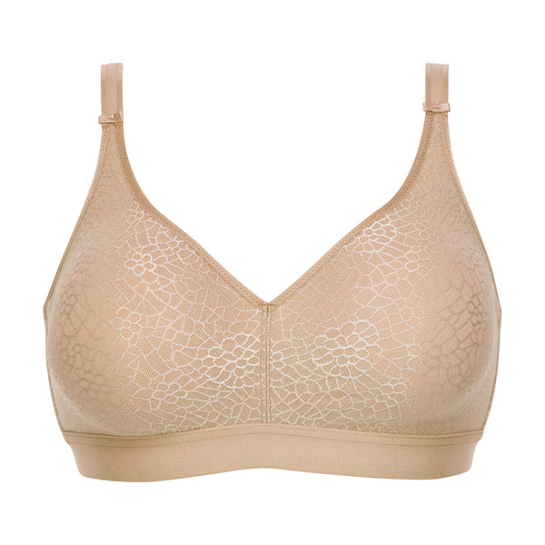 Catherines 54 DDD No Wire Back Smoother Bra Full Coverage Ivory Plus 2864 