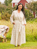 April Cornell Elizabeth's Garden Dressing Gown (L left)