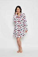 Kay Anna Moose Flannel Nightshirt