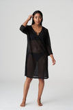 Prima Donna Swim - Holiday Caftan in Black